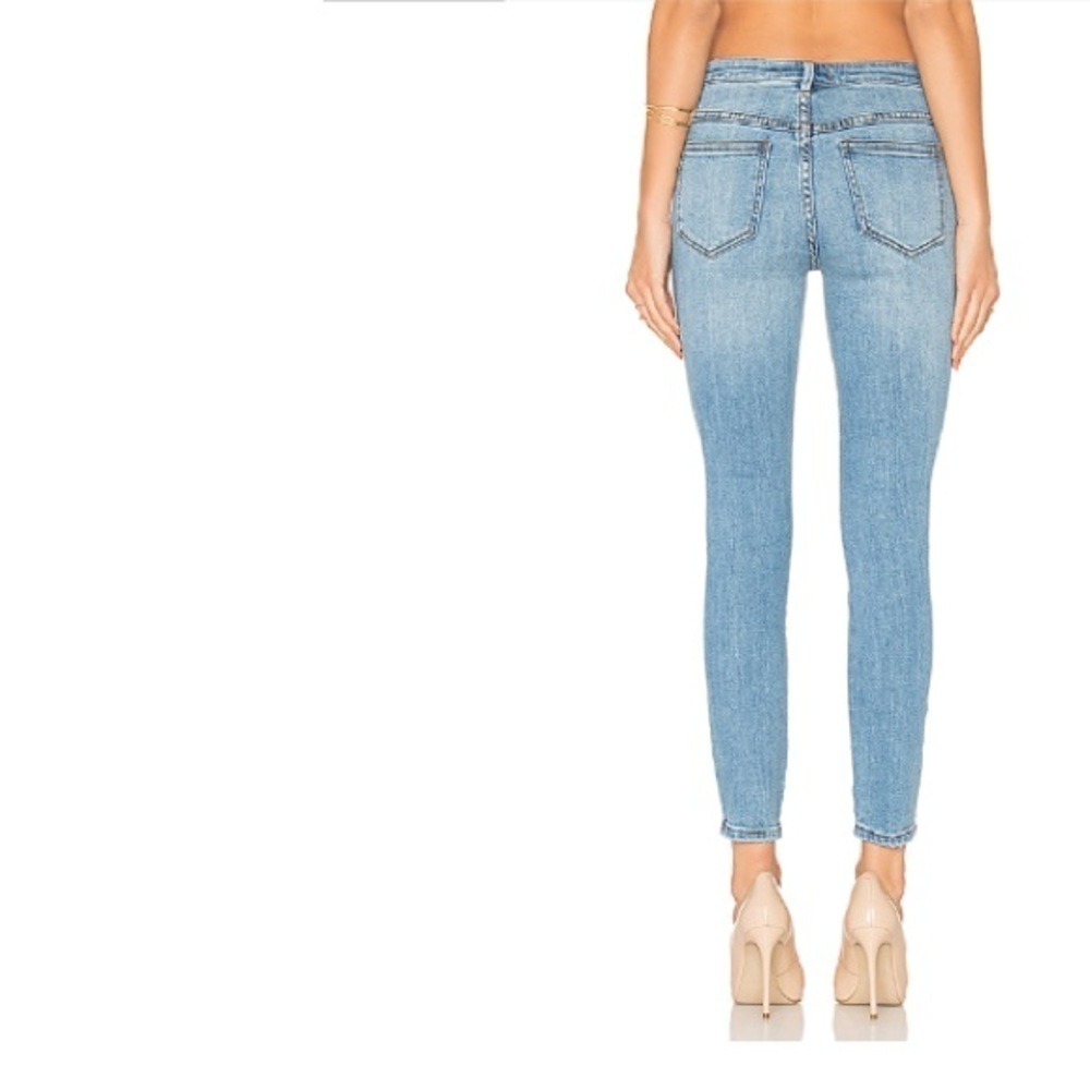 [FP] Light Wash High Rise Skinny Jeans